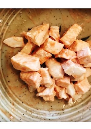 お弁当に♪鶏肉のオーロラソース和え-レシピのメイン写真