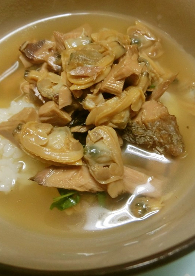 あさりと生節、木の芽煮　冷しだし茶漬け-レシピのメイン写真