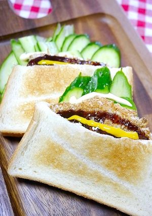簡単！焼きアジフライ☆ポケットサンド-レシピのメイン写真
