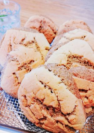 HBでおやつ!ライ麦粉で作るメロンパン-レシピのメイン写真