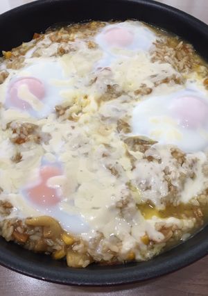 残りカレーでフライパンドリア-レシピのメイン写真
