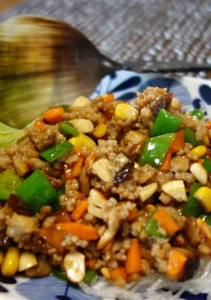 そぼろ肉のレタス包み-レシピのメイン写真