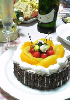 基本のスポンジでデコレーションケーキ-レシピのメイン写真