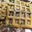 ワッフルメーカーで、チヂミ!