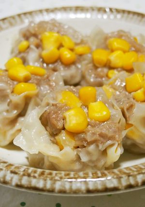コーン沢山！シュウマイ♪甘くてジューシ♪-レシピのメイン写真