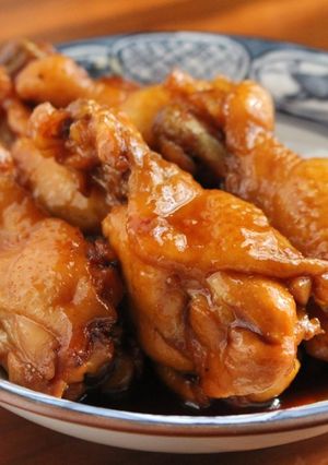 お酢で柔らか！鳥手羽元のお酢煮-レシピのメイン写真