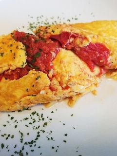 トマトinオムレツ-レシピのメイン写真