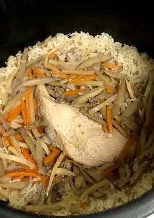 作り置き品で簡単 五目ご飯-レシピのメイン写真