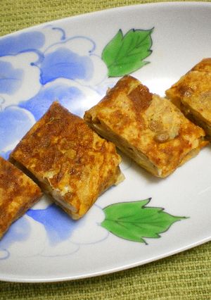 キムチ納豆の卵焼き-レシピのメイン写真