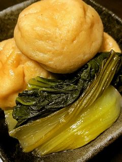 簡単!チンゲン菜とがんもどきの煮物-レシピのメイン写真