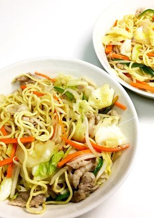 野菜たっぷり夏サッパリ♫すっぱい焼きそば-レシピのメイン写真