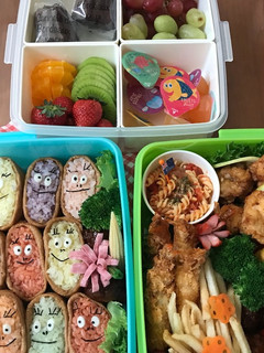 2018小学校運動会キャラ弁バーバパパ♡-レシピのメイン写真