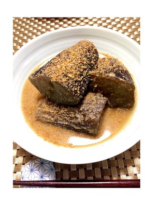 冷やして美味しい♡なすの胡麻味噌煮-レシピのメイン写真