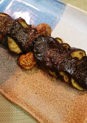 茄子揚げ田楽風-レシピのメイン写真