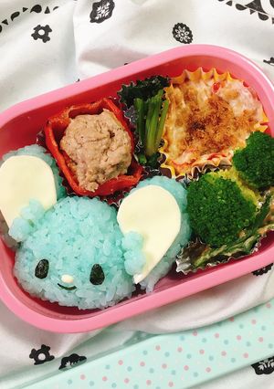 マイメロのおともだち♪フラット君キャラ弁-レシピのメイン写真