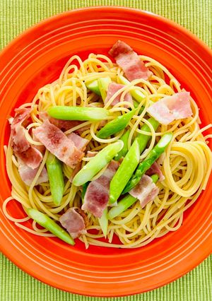 アスパラガスとベーコンの和風パスタ-レシピのメイン写真