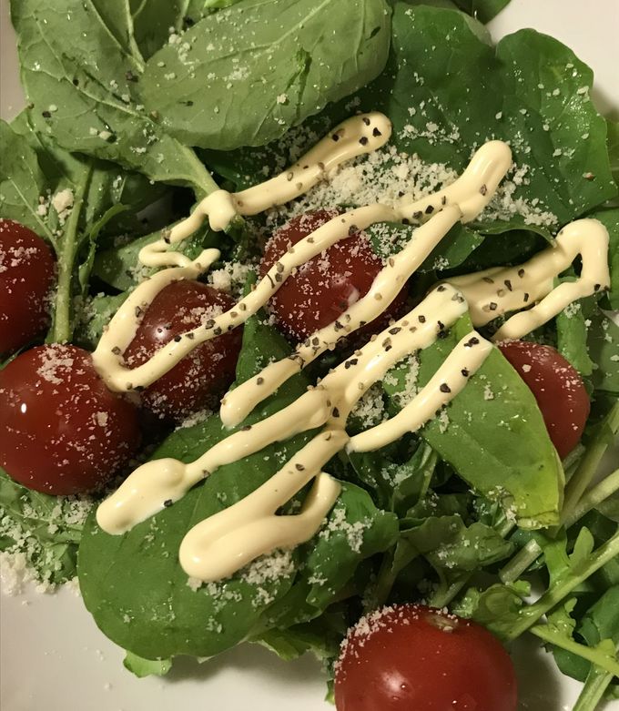 ルッコラとプチトマトのあざやかサラダ by BistroMiti 【クックパッド