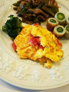 お弁当用 パプリカと玉子の塩炒め-レシピのメイン写真