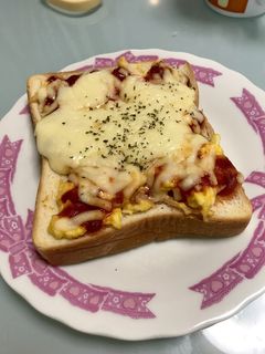 ボリュームトースト(卵サラダリメイク)-レシピのメイン写真