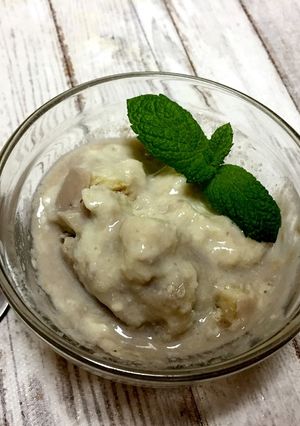 簡単！甘酒入りバナナ豆腐シャーベット-レシピのメイン写真