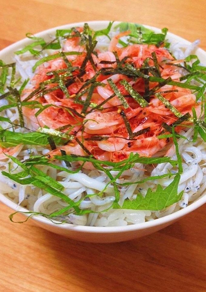 釜揚げしらすと桜海老の二色丼-レシピのメイン写真