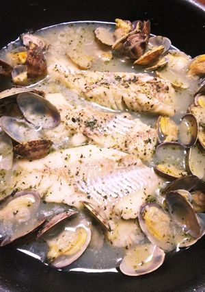 簡単イタリアン たらのアクアパッツァ-レシピのメイン写真
