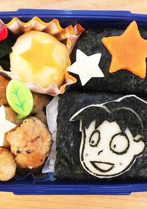 お弁当・忍たま乱太郎(きり丸)キャラ弁-レシピのメイン写真
