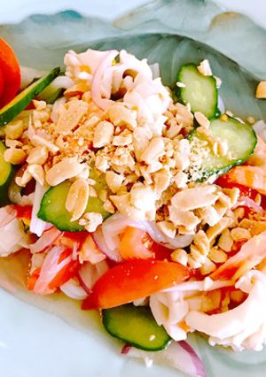 こんにゃく麺でヤムウンセン-レシピのメイン写真