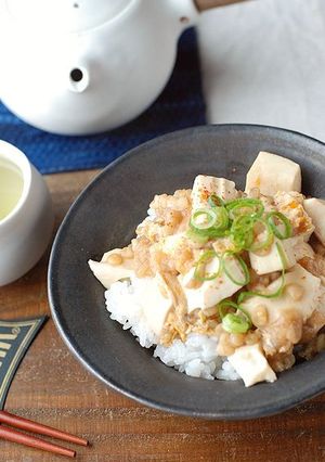 時短節約♪ふわふわ豆腐丼-レシピのメイン写真