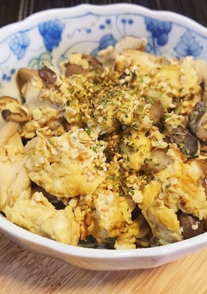 ふわふわ玉子のきのこ炒め-レシピのメイン写真