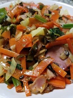 キノコと野菜の油炒め・霜降り平茸、他-レシピのメイン写真