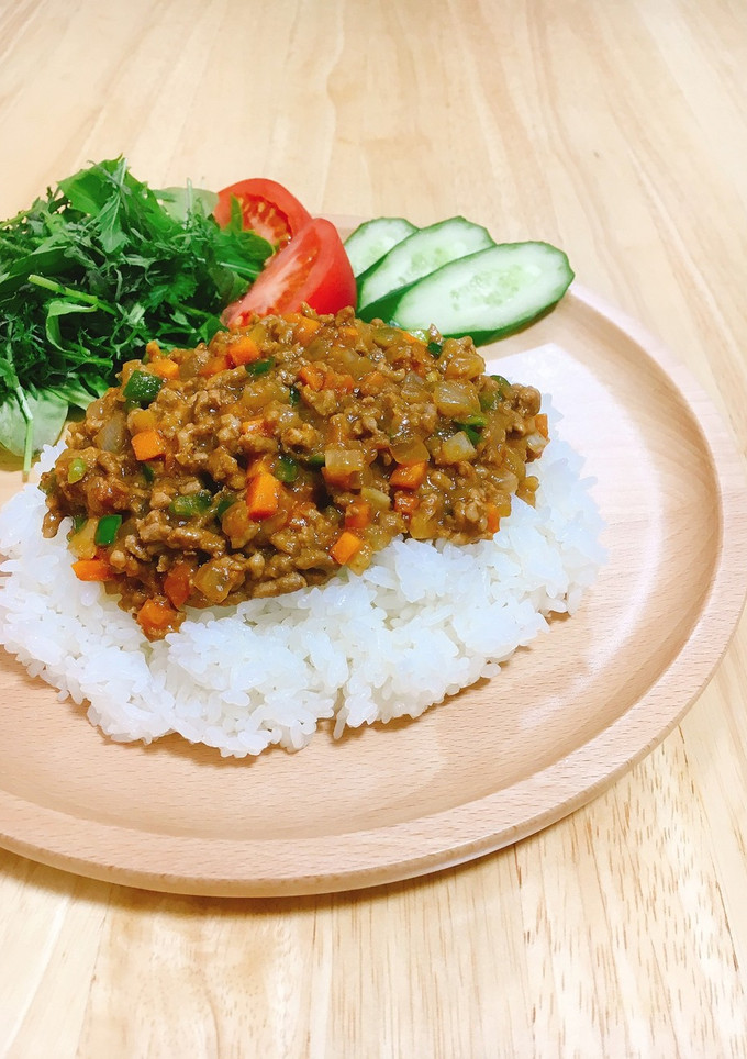 レンジとカレールーで簡単✤キーマカレー-レシピのメイン写真