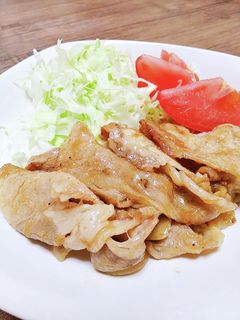 子供も大好き♡りんごとはちみつの生姜焼き-レシピのメイン写真
