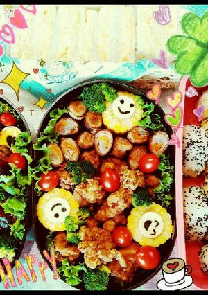 2018　中学校体育祭　大人数お弁当-レシピのメイン写真