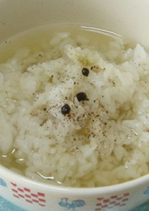 体ポカポカ♡黒胡椒のお茶漬け-レシピのメイン写真