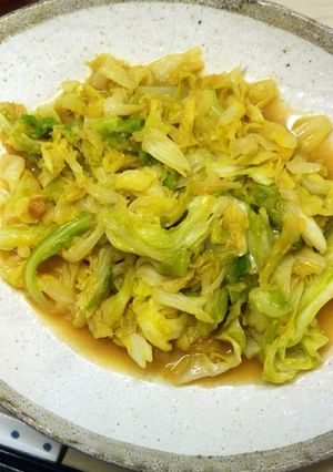 ラー油で作る＊ピリ旨キャベツの味噌炒め＊-レシピのメイン写真