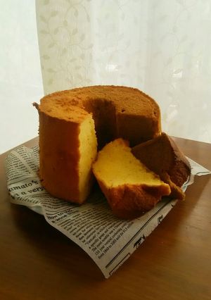 贅沢2色のシフォンケーキ-レシピのメイン写真
