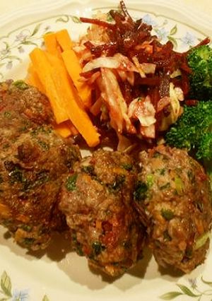 ケール入り　ヘルシーハンバーグ-レシピのメイン写真