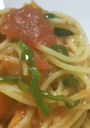 手作りケチャップでスパゲッティー-レシピのメイン写真