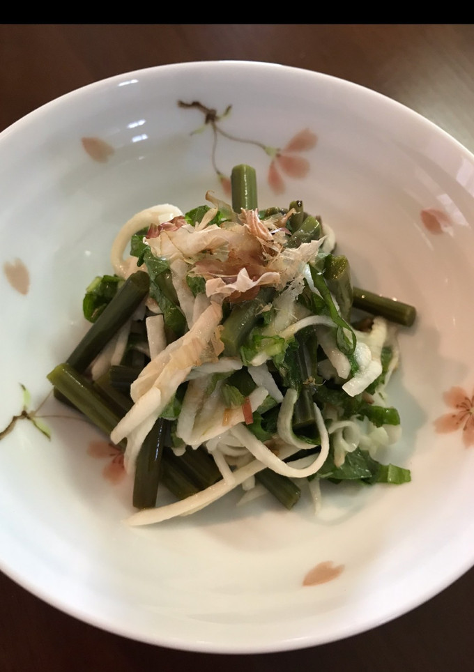 わらびと長芋のおかか和え-レシピのメイン写真