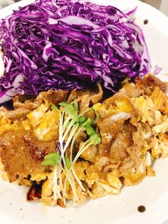 ⭐️ 本当に美味しい「牛焼き肉卵とじ」-レシピのメイン写真
