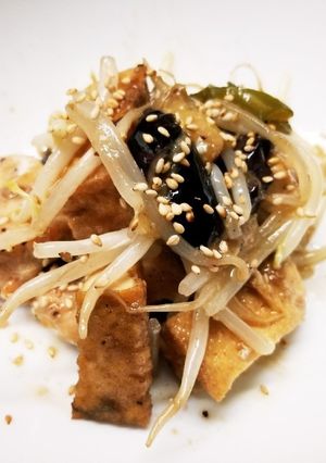 鶏手羽&厚揚げの塩ダレ炒め-レシピのメイン写真
