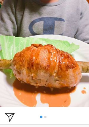 ハンバーグ 骨つき肉風 原始人料理-レシピのメイン写真