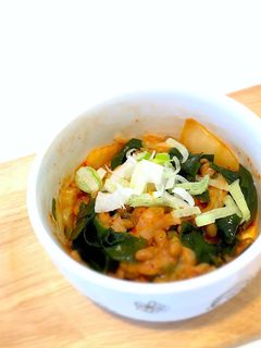 ダイエットにも納豆キムチ+アルファ♫-レシピのメイン写真