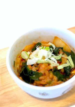 ダイエットにも納豆キムチ＋アルファ♫-レシピのメイン写真