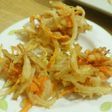 新玉ねぎとニンジンのさっくりかき揚げ♪