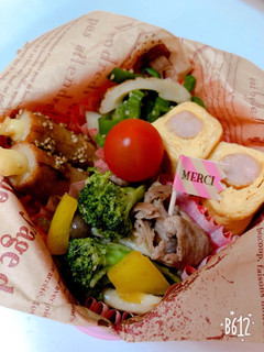 豚肉とブロッコリーのお弁当-レシピのメイン写真