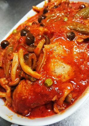 忘れてたトマト缶でめちゃ旨チキン煮込み❗-レシピのメイン写真