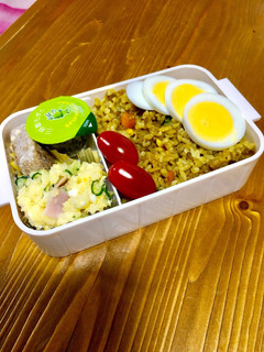 中学生女子 カレーピラフ弁当-レシピのメイン写真