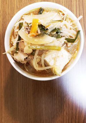 春雨のチゲ風スープ-レシピのメイン写真